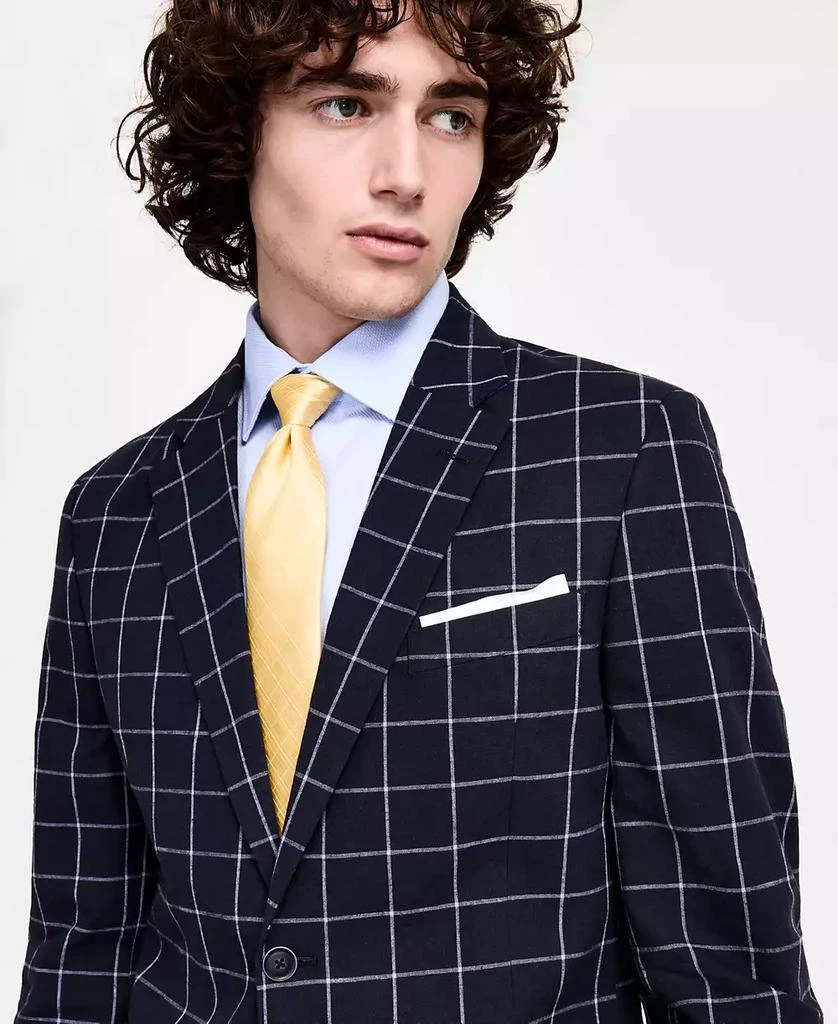 Nautica Men's Cotton & Linen Printed Modern-Fit Sport Coat 3