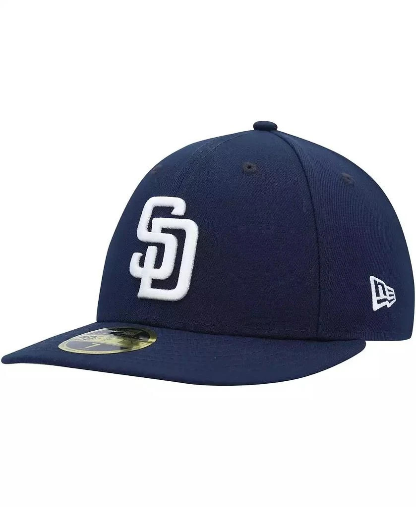New Era Men's Navy San Diego Padres Oceanside Low Profile 59FIFTY Fitted Hat 1