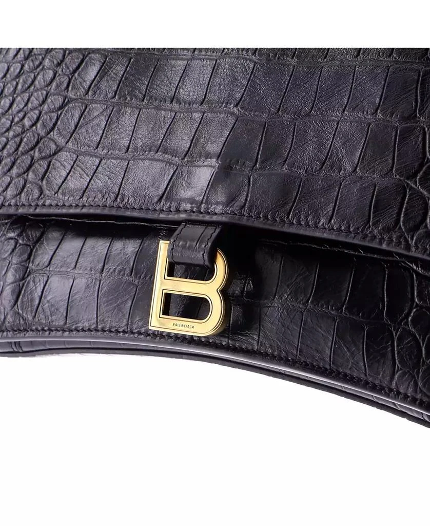 Pre-Owned Balenciaga Medium Crush Chain Flap Bag Leather 10