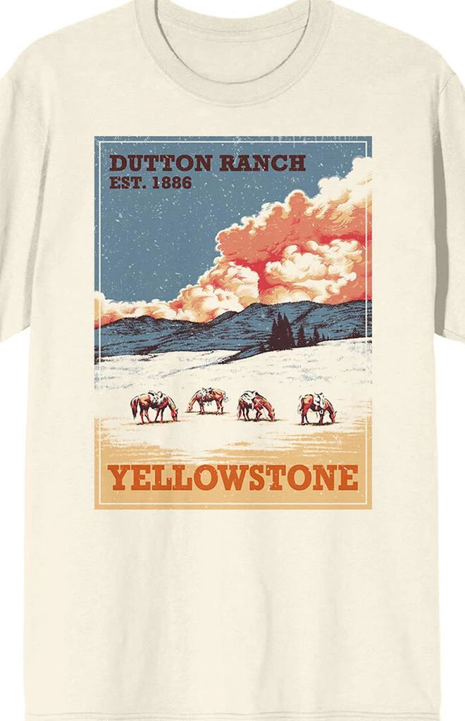 Bioworld Yellowstone Vintage Style T-Shirt 2