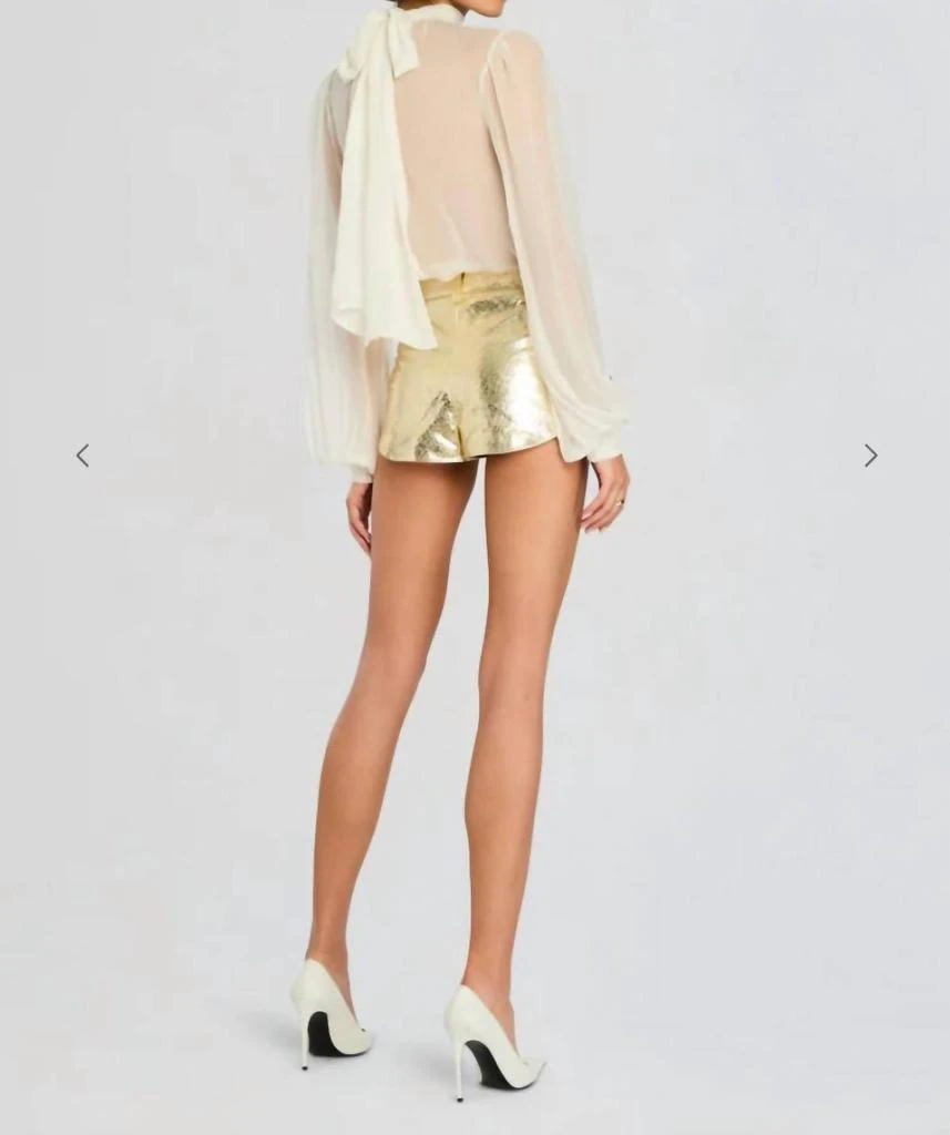 retrofête Retrofete - Kellen Leather Shorts 3