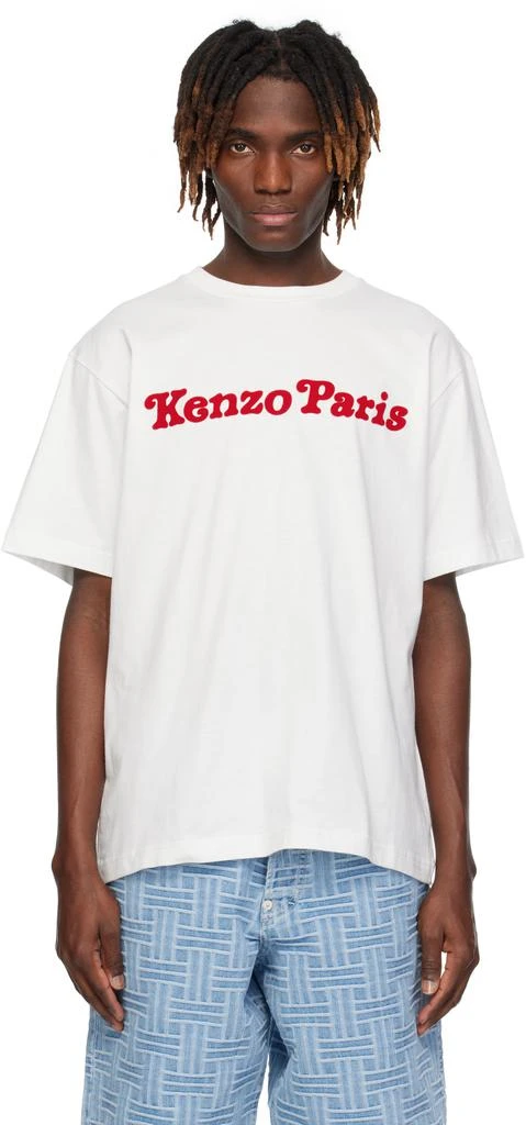 Kenzo White Kenzo Paris VERDY Edition Oversized T-shirt 1