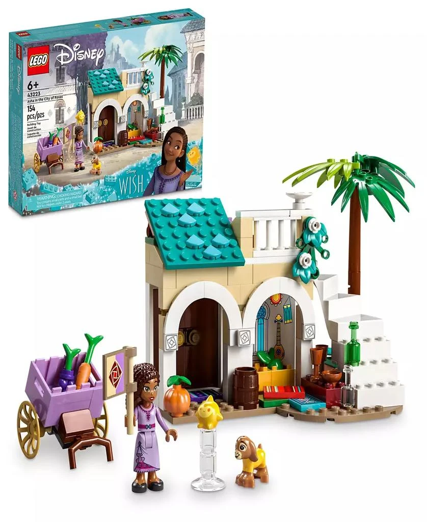 LEGO Disney 43223 Princess Asha in the City of Rosas Toy Building Set 1