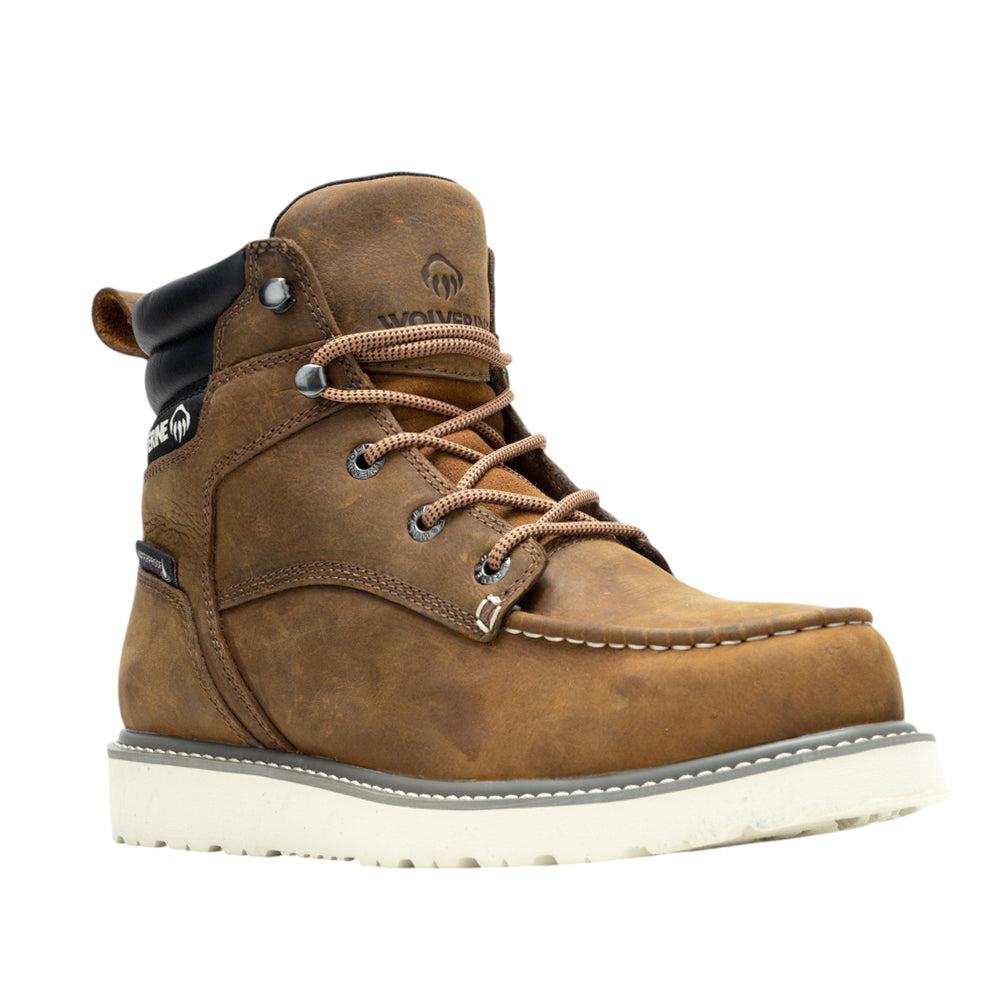 Wolverine Trade Wedge 6 Inch Waterproof Steel Toe Work Boot