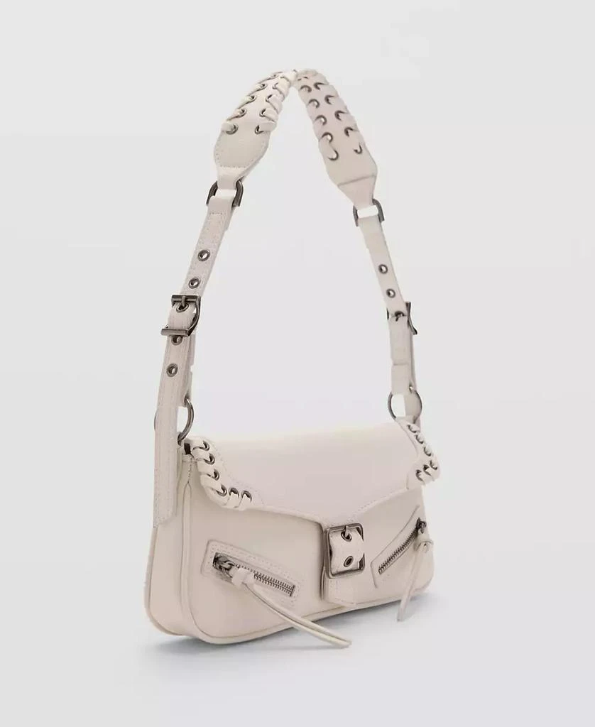 Mango Women's Buckle Detail Shoulder Bag 4