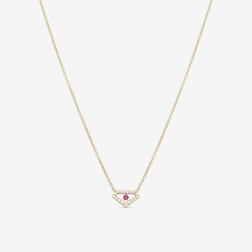 Hearts On Fire Hearts On Fire Triplicity 18K Yellow Gold Voyage Emblem Pendant HFPTRIPDRVOY00128Y 1