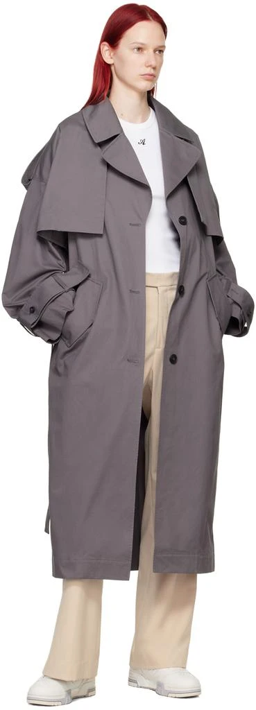 Axel Arigato Gray Atom Trench Coat 4
