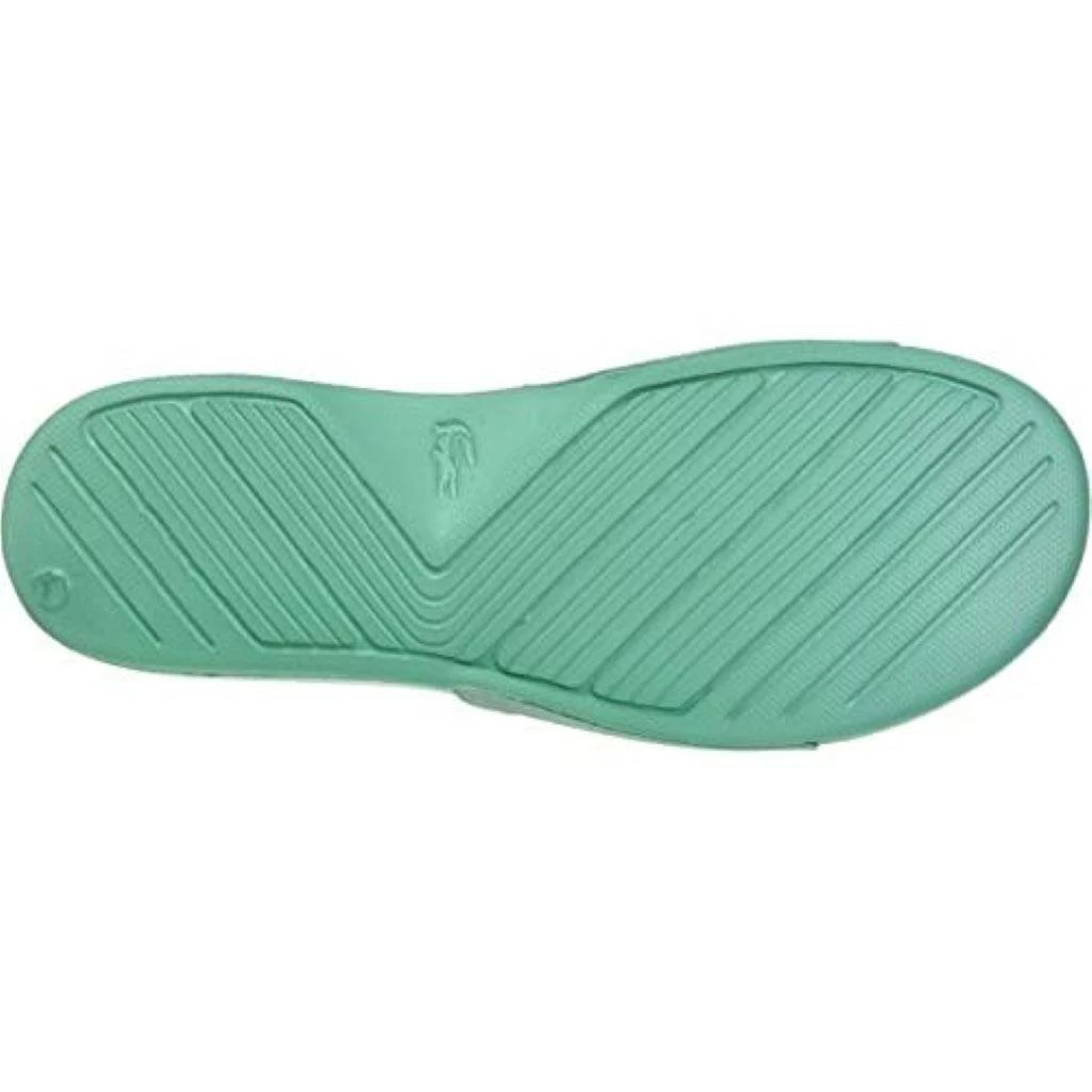 Lacoste Green Logo Toddler Slides 4