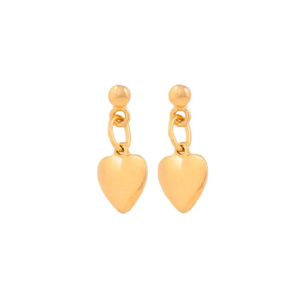 Susan Caplan Vintage 1980s vintage heart drop earrings 3