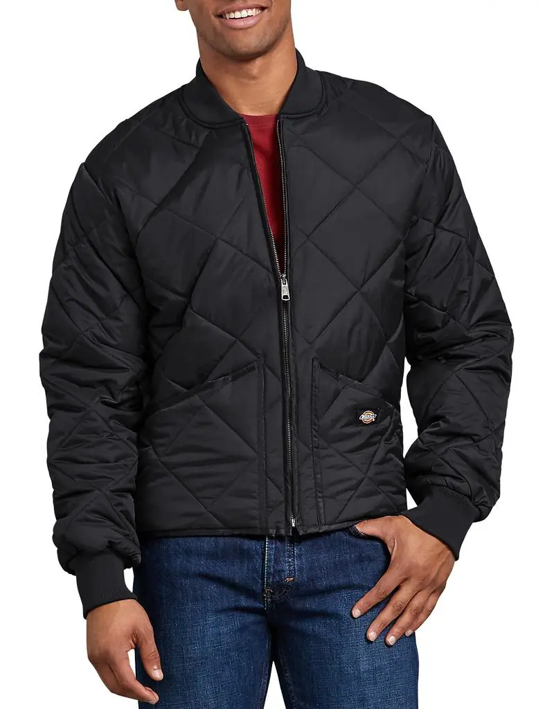 DICKIES Diamond Quilted Nylon Jacket - Men's