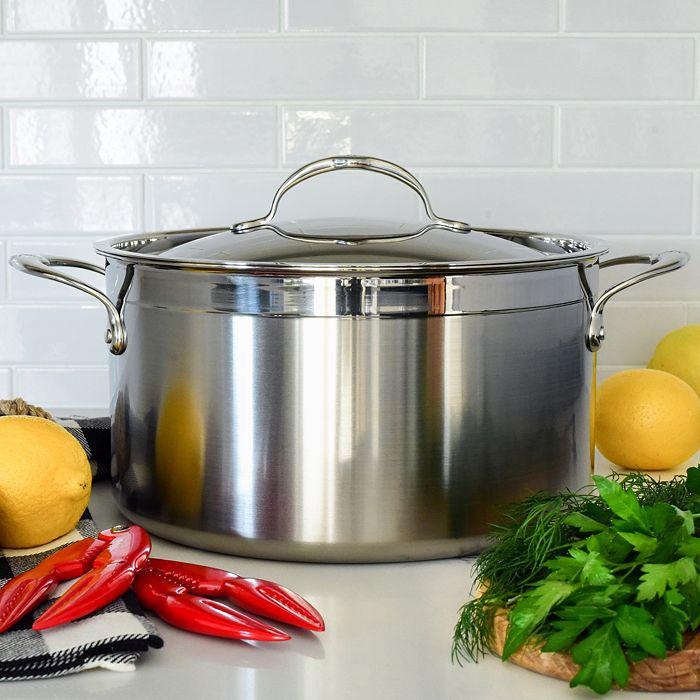 Hestan ProBond™ 8 Quart Forged Stainless Steel  Stock Pot with Lid