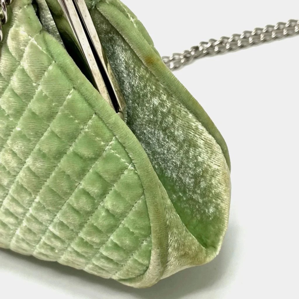 Chanel Chanel Green CC Mark Kisslock Bag Chain Shoulder Bag 13