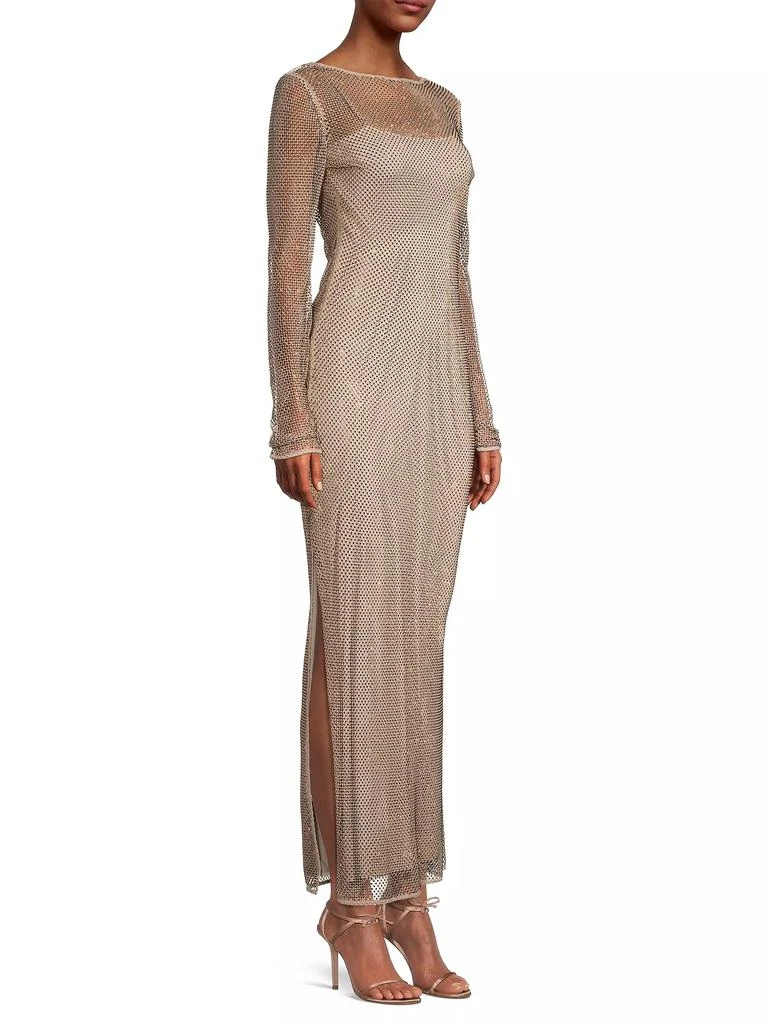 Ramy Brook Lulu Studded Mesh Maxi Dress 4