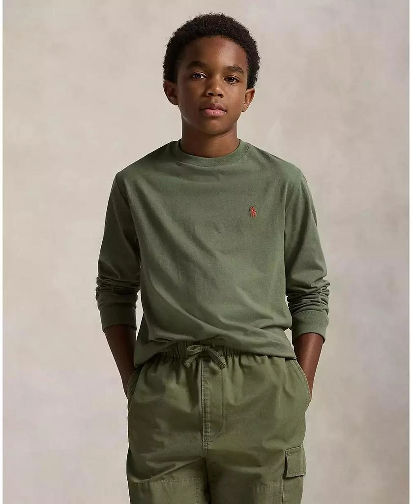 Ralph Lauren Big Boys Cotton Jersey Long Sleeve T-Shirt