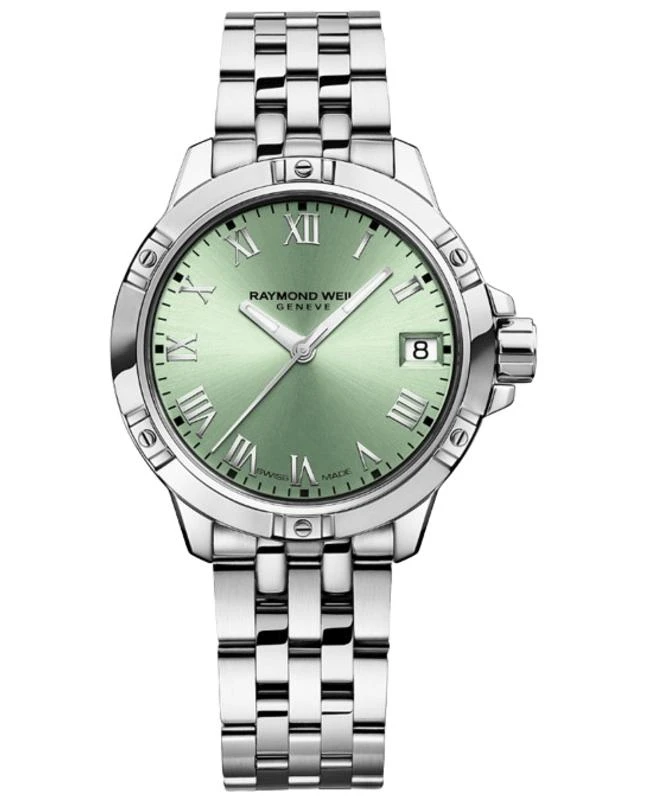 Raymond Weil Raymond Weil Tango Classic Green Dial Steel Women's Watch 5960-ST-00520 1