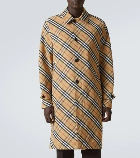Burberry Burberry Check overcoat 3
