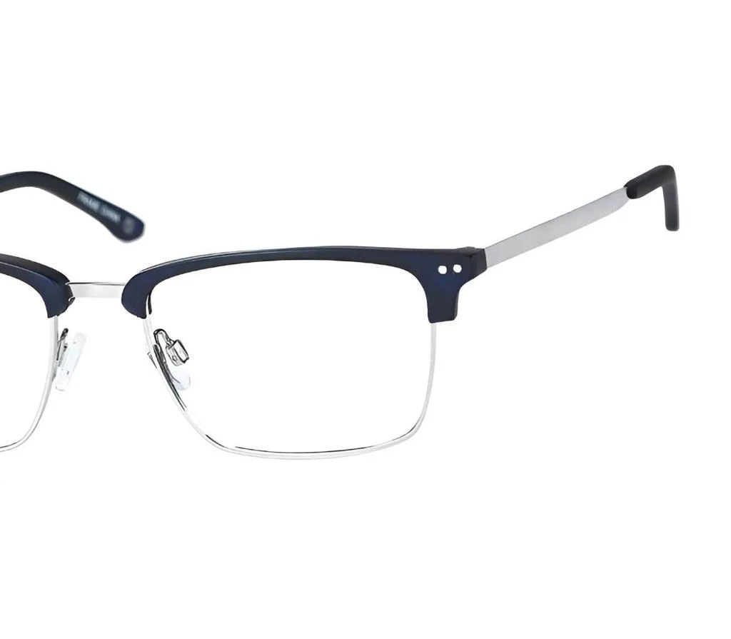 Haggar Men
s Hft544 Square Eyeglasses In Matte Navy 2