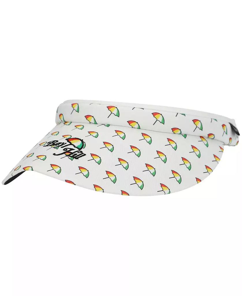 IMPERIAL Men's White Bay Hill Allover Umbrella Visor