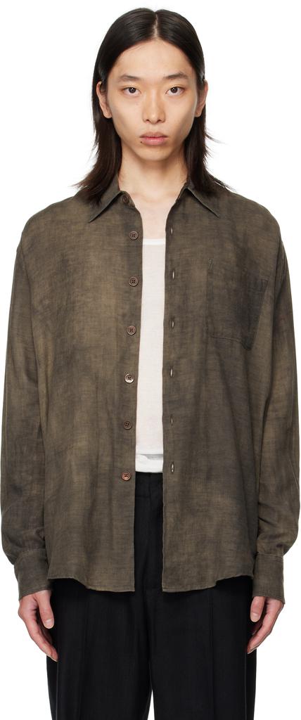 シャツ Our Legacy Cappuccino Linen Blend Shirt Shop Cappuccino Linen Blend Shirt on Sale at BeyondStyle