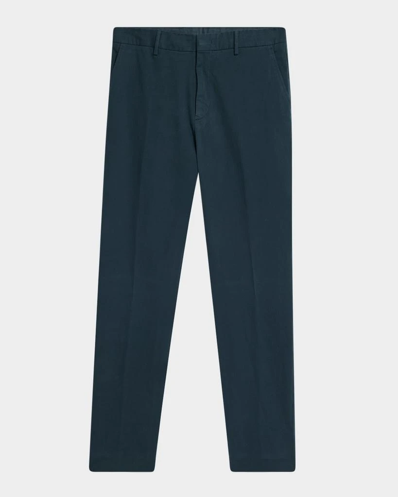 Zegna Men's Straight Fit Flat-Front Pants 1