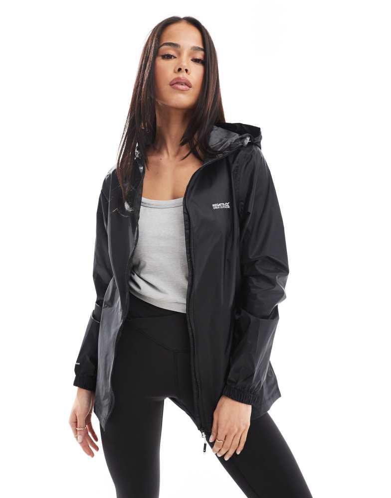 Regatta Regatta Women's Pack-It III Waterproof Rainwear Jacket in Black