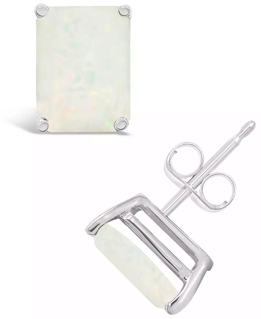 Macy's Opal (1-1/2 ct. t.w.) Stud Earrings in 14K Yellow Gold or 14K Gold