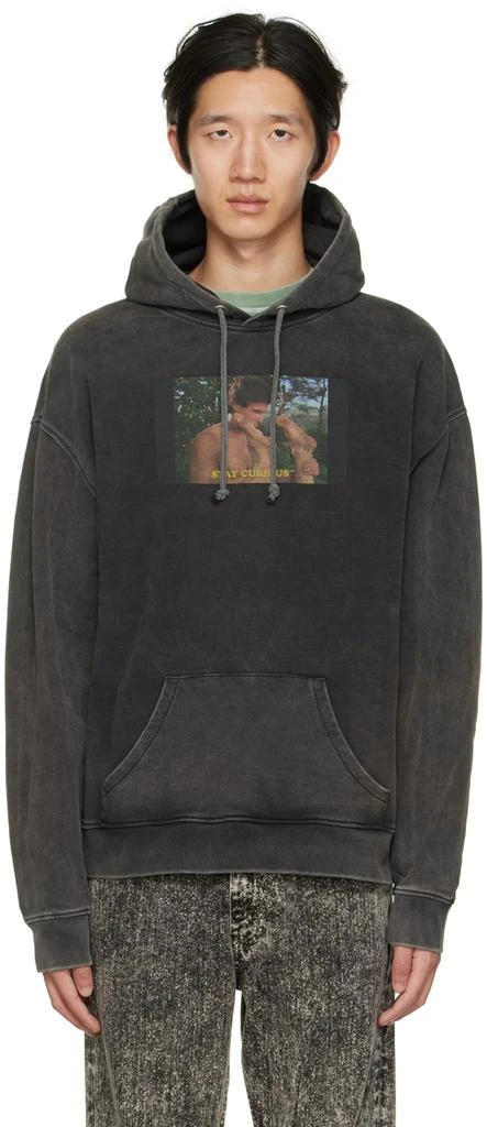 Carne Bollente SSENSE Exclusive Black 'Stay Curious' Hoodie 1