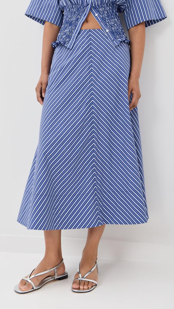Brandon Maxwell The Knox Low Slung Circle Skirt