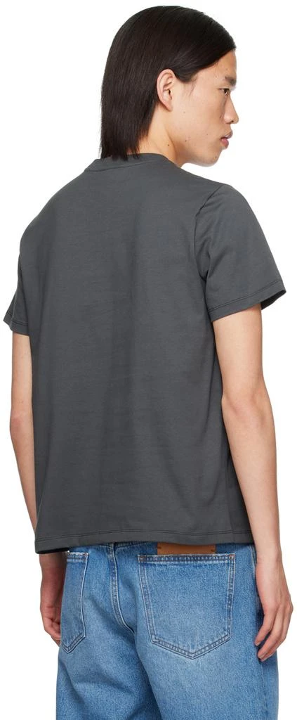Ganni Gray Printed T-Shirt 3