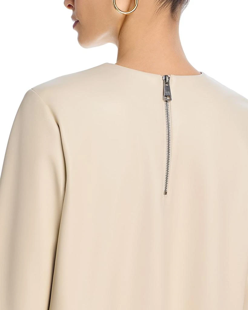 Steve Madden Dee Faux Leather Top 4