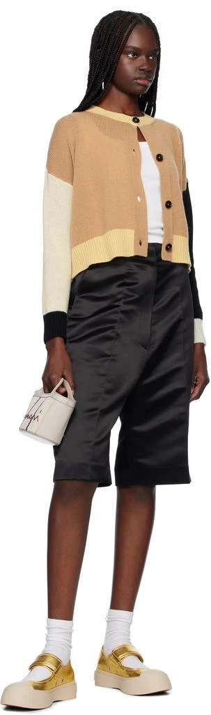 Marni Gold Leather Mary Jane Ballerina Flats 5