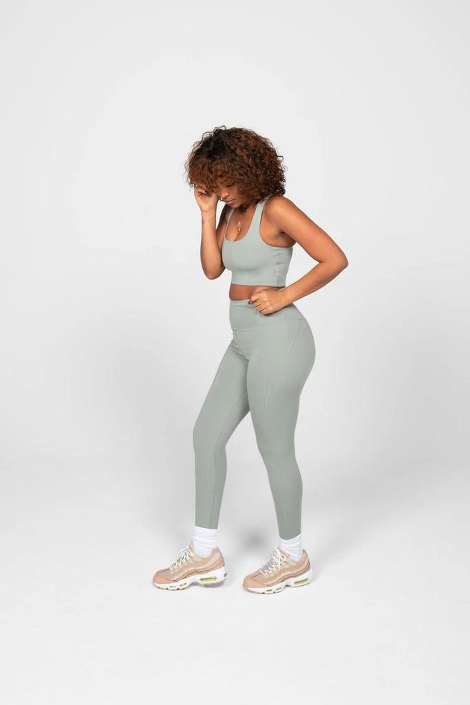 预计3周后发货 Girlfriend Collective Legging - Compressive High-Rise Legging - Agave 10