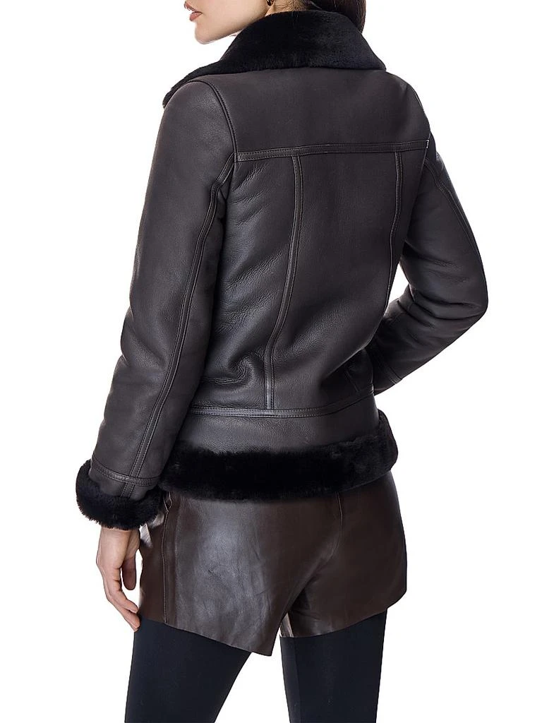 Maximilian Shearling Biker Jacket 5