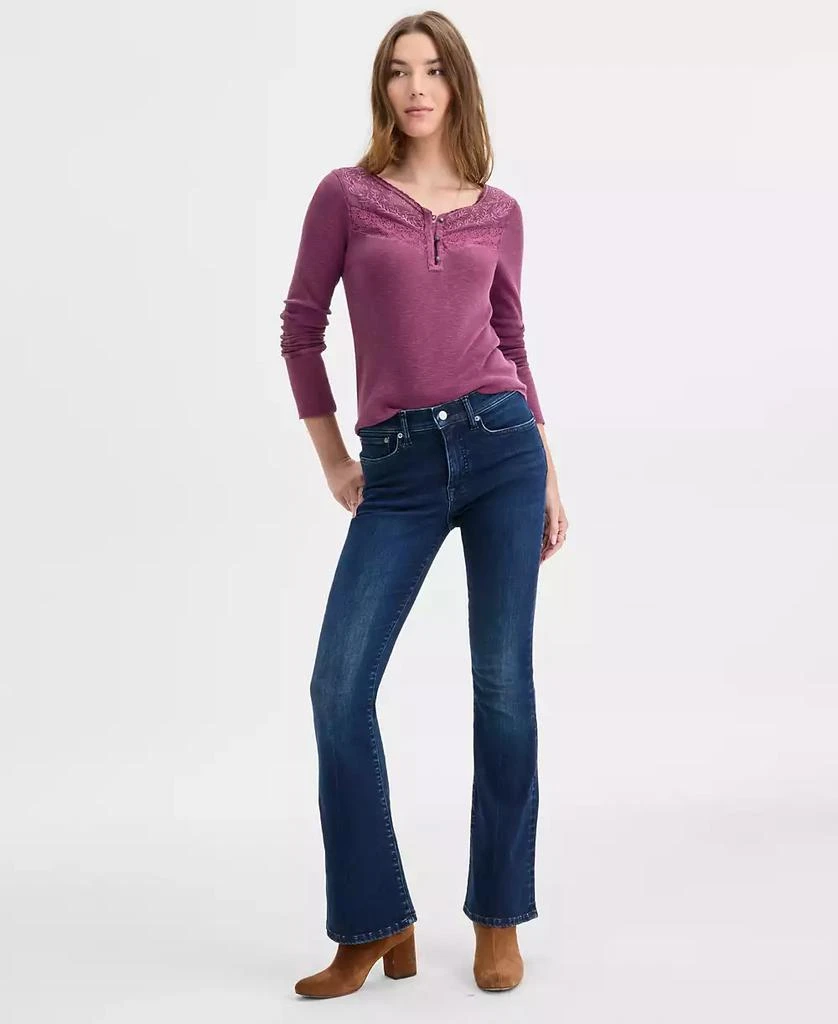 Lucky Brand Women
s Stevie High-Rise Flare Jeans 1