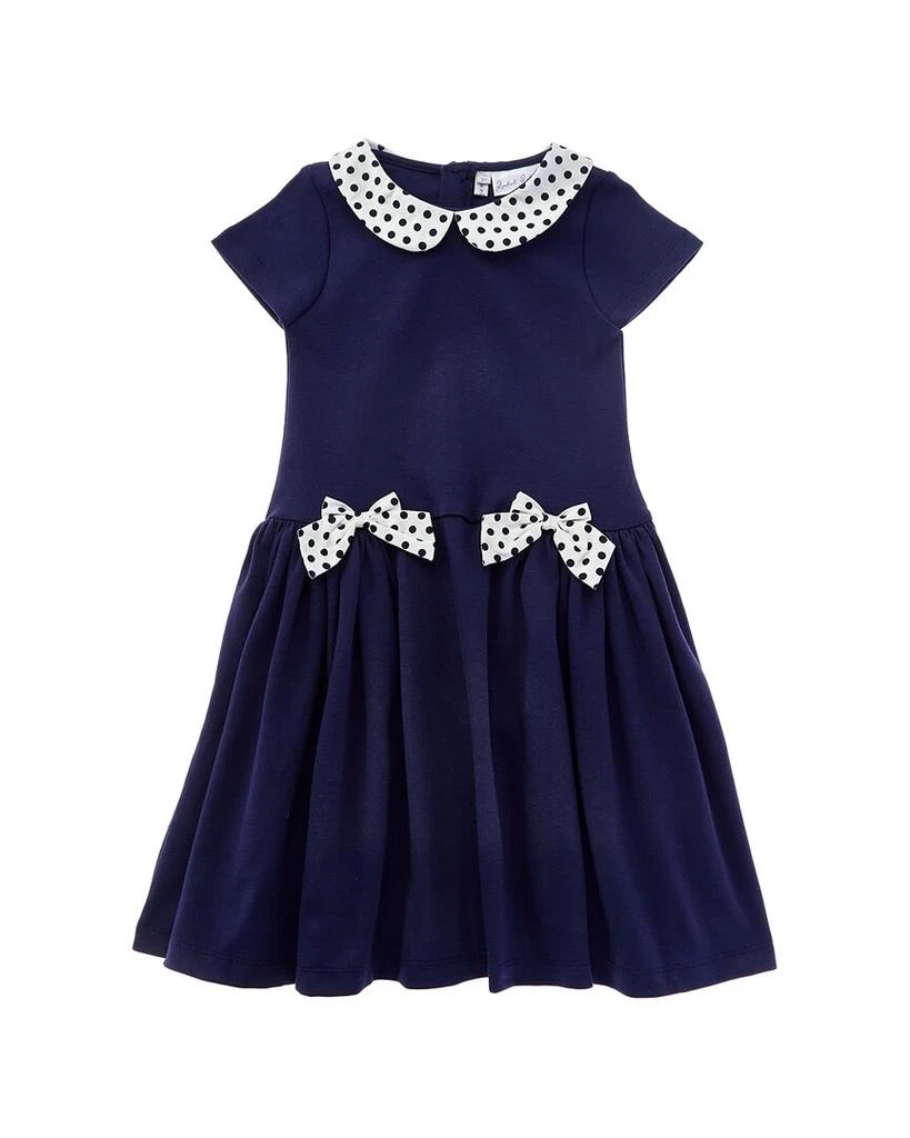 Rachel Riley Bow Two-Tone Dress 1