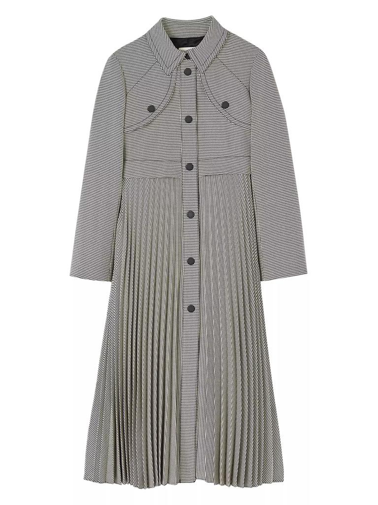 Sandro Houndstooth Trench Coat - Coats - Compare Prices from