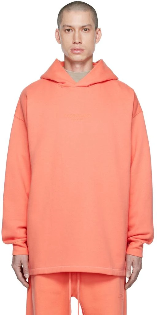 Essentials Pink Relaxed Hoodie 1