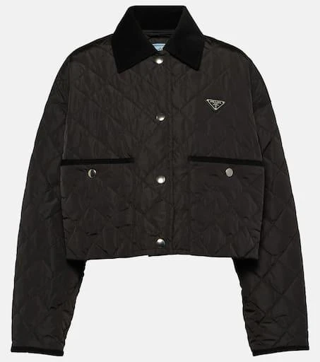 Prada Re-Nylon quilted cropped jacket 1