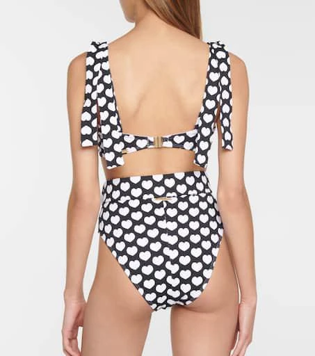 Alexandra Miro Audrey heart-print bikini top 3