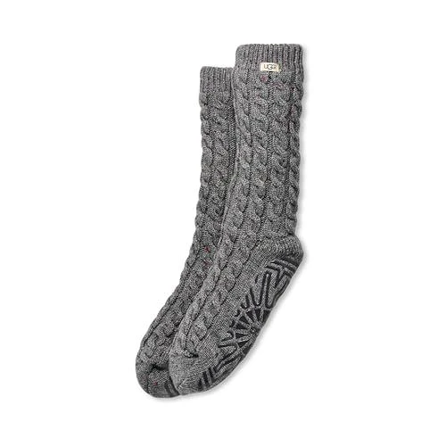 UGG UGG Women
s Elowyn Cable Knit Fleece Lined Socks