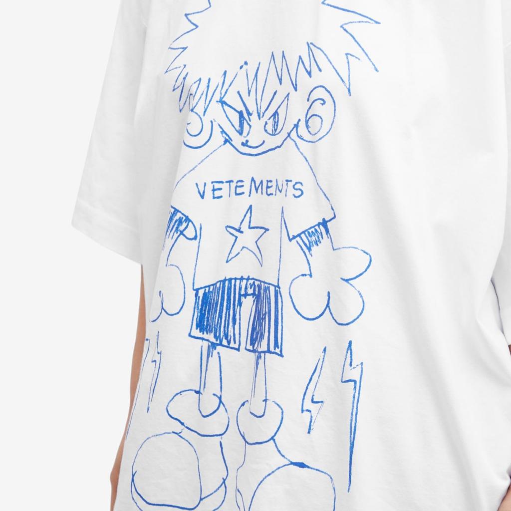 Vetements VETEMENTS Scribbled Teen T-Shirt - T-Shirts
