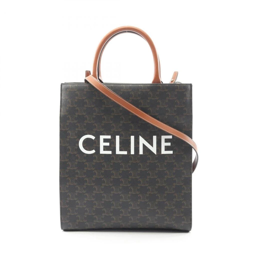 Celine Coated Canvas Pvc Leather Tote Bag (Pre-Owned)