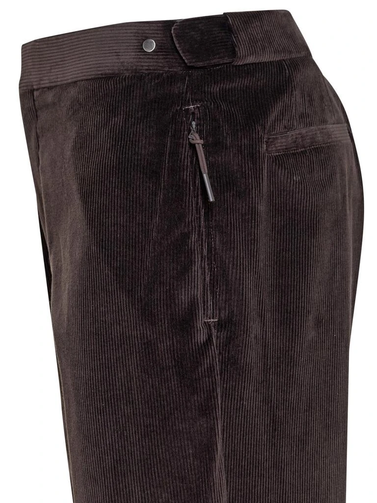 Zegna Zegna Cashco High Waist Tapered Trousers 4