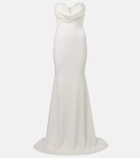 Shop Bridal crpe satin gown on Sale at BeyondStyle  Get Lowest price in  three month Bridal crpe satin gown with Limited-Time Flash Deals,  Exclusive Discounts, and Special Offers. Enjoy Unbeatable Savings