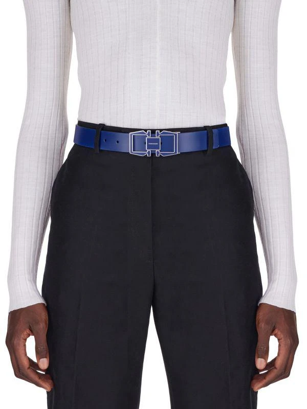 Salvatore Ferragamo Adjustable Cut-to-Size Leather Belt 2