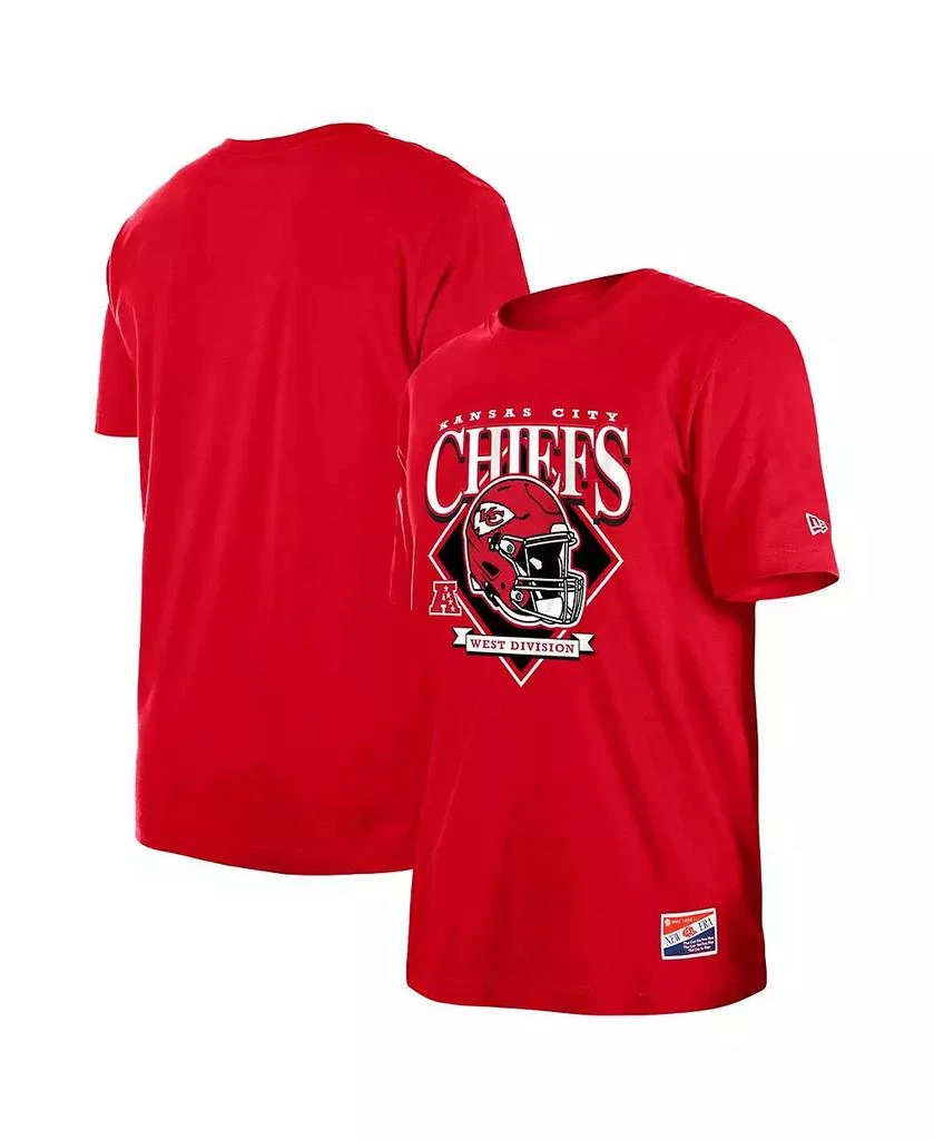 New Era Men's Red Kansas City Chiefs Team Logo T-shirt 1