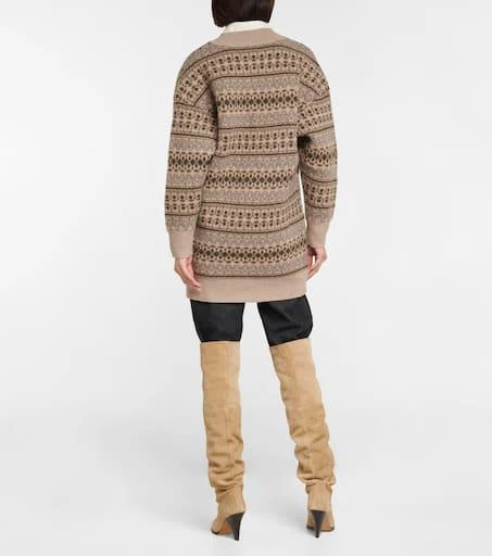 Isabel Marant Lerry Fair Isle wool cardigan 3