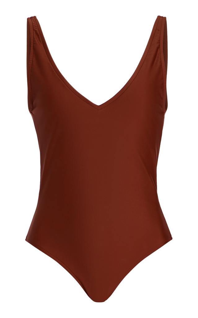 Asceno Asceno - The Comporta One-Piece Swimsuit - Brown - S - Moda Operandi