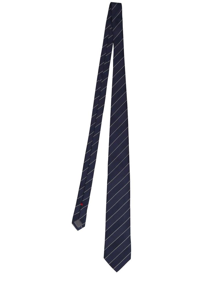 BRUNELLO CUCINELLI Silk Chevron Tie