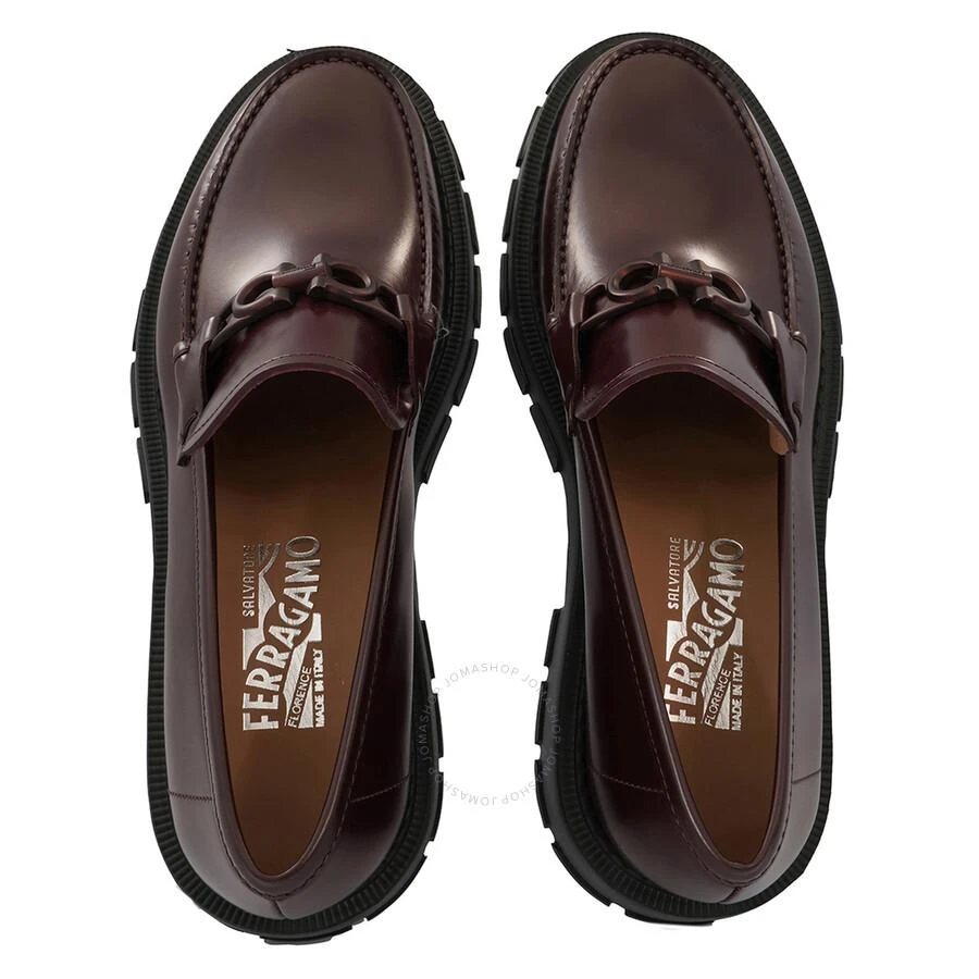 Salvatore Ferragamo Salvatore Ferragamo Men's Purple Gancini Ornament Moccasin 3